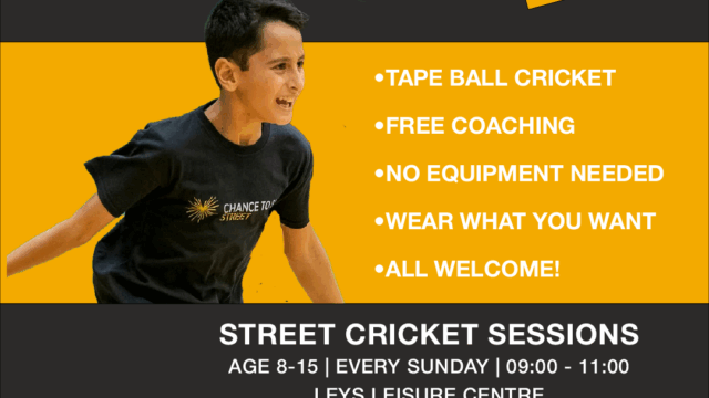 Leys Street Cricket Age 8-15yrs @ Leys Leisure Centre
