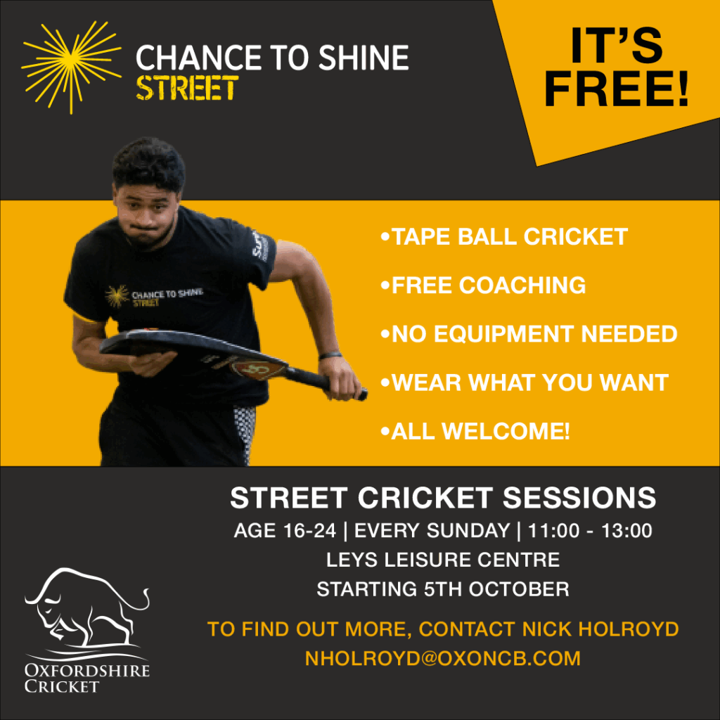 Street Cricket Age 16-24yrs @ Leys Leisure Centre