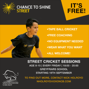 Cowley Street Cricket Blackbird Leys