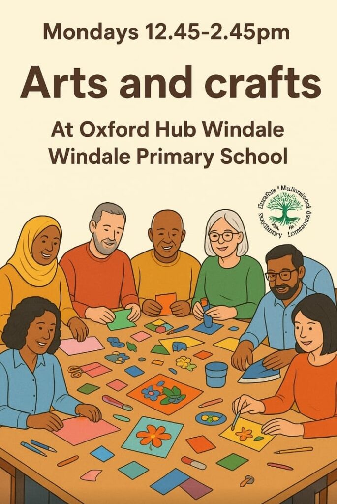 Mondays Adults arts and crafts