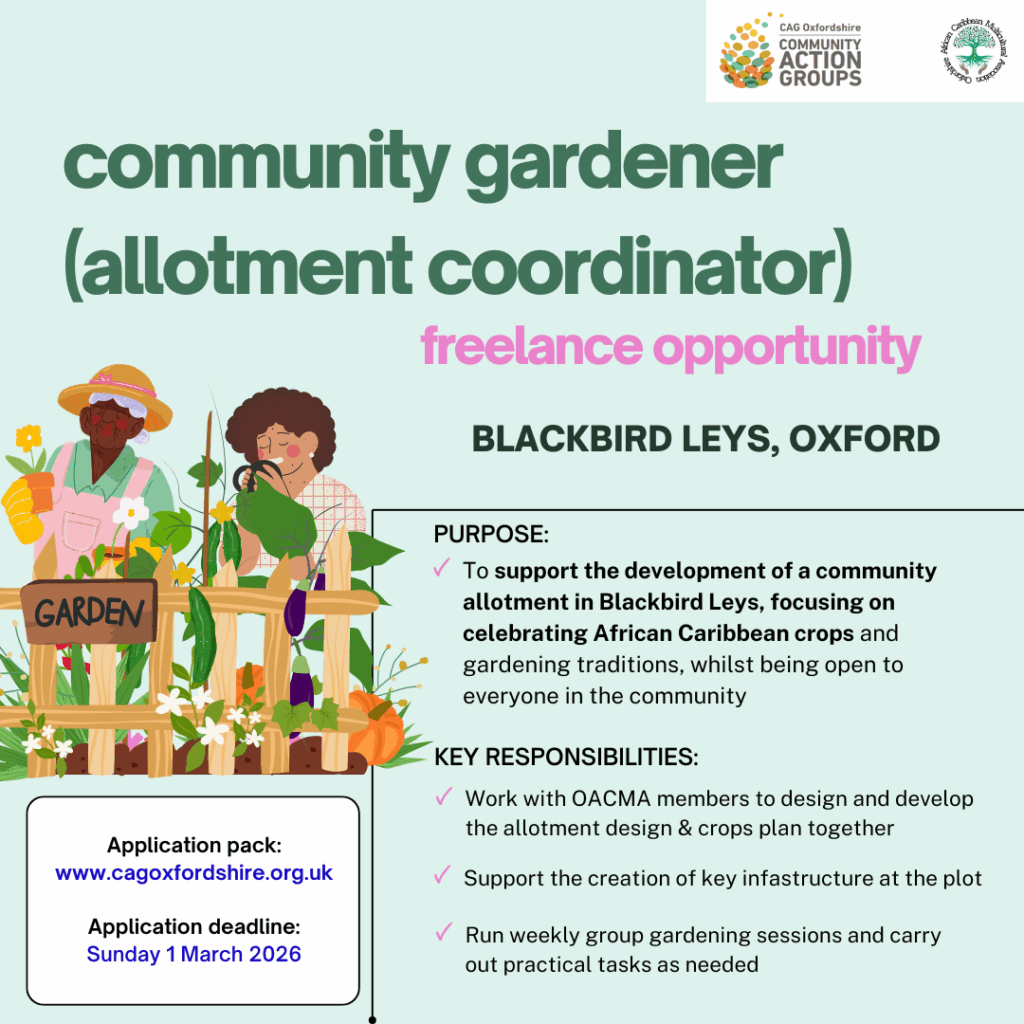 VACANCY: Community Gardener (Allotment Coordinator)