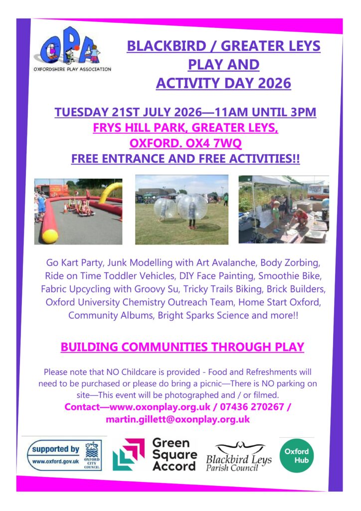 Blackbird-Greater-Leys-Play-Activity-Day-2026-Poster